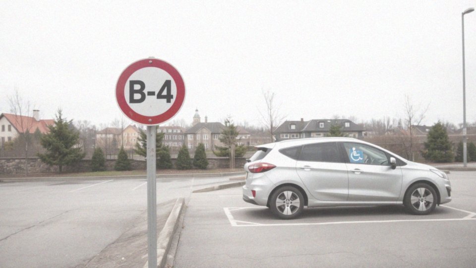 Jak znak B-4 dotyczy osób niepełnosprawnych?